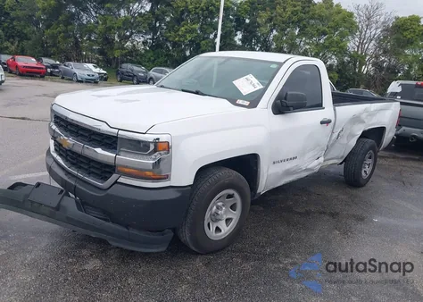 2018 Chevrolet Silverado 1500 Wt z USA, uszkodzony, nr VIN 1GCNCNEC5JZ290908